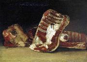 A Butchers Counter Francisco de Goya